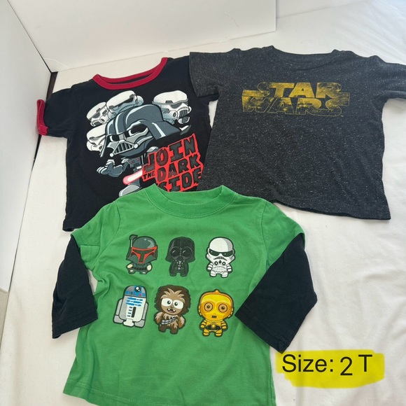 Star Wars collection 10pc shirt bundle, VARIOUS SIZES. Pls. check pics for sizes - Picture 10 of 10